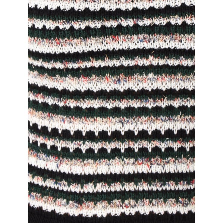 ボーダーMIXニット TOPS | GYDA | 詳細画像11 