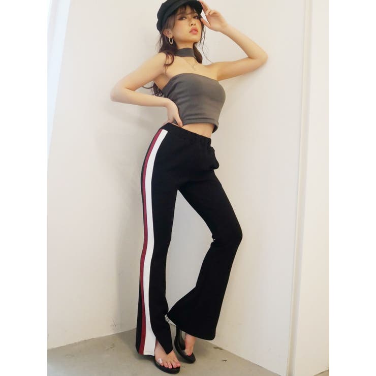 d.i.a. チョーカー付 ベアトップ ジェイダ GYDA チョーカーベアTOPS （ブラック） -ファッション