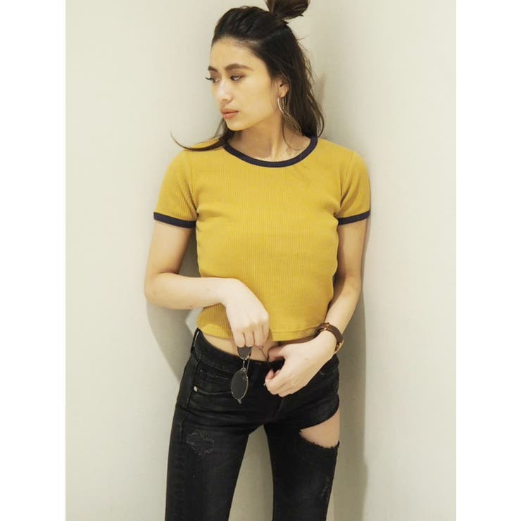 リンガーテレコショートTシャツ | GYDA | 詳細画像17 