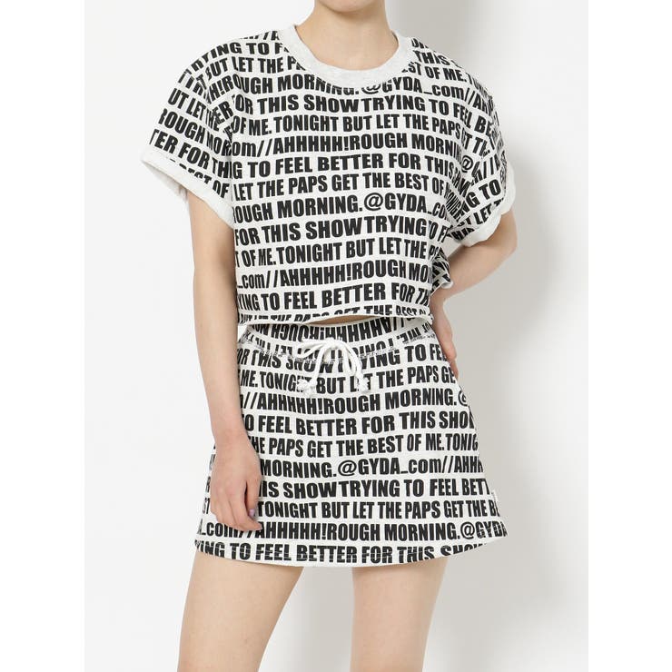 logopatternスウェットTOPS | GYDA | 詳細画像2 