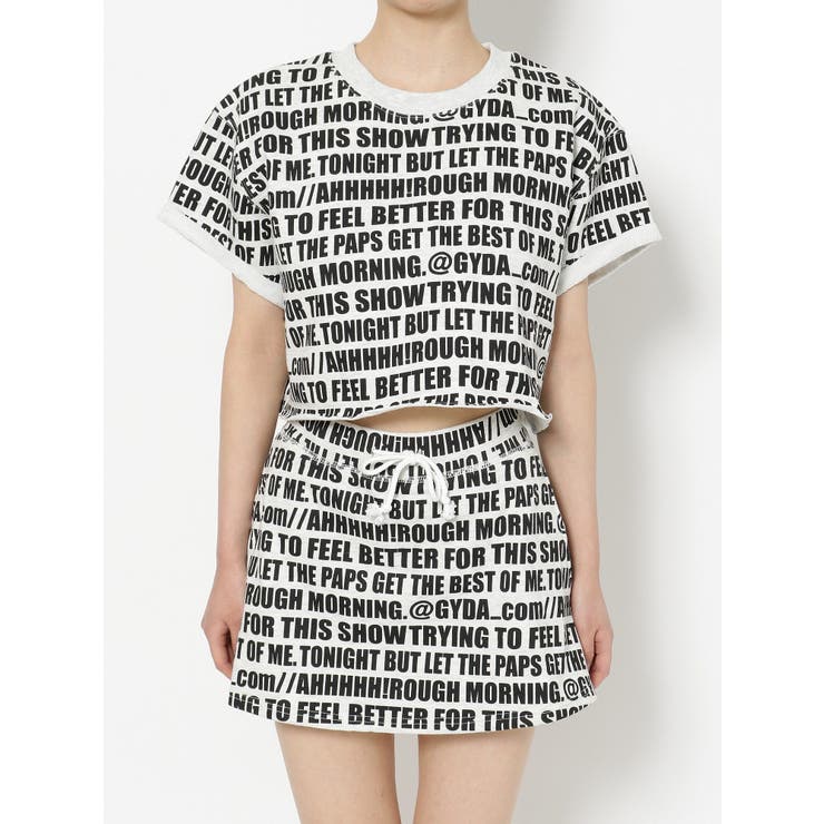 logopatternスウェットTOPS | GYDA | 詳細画像4 