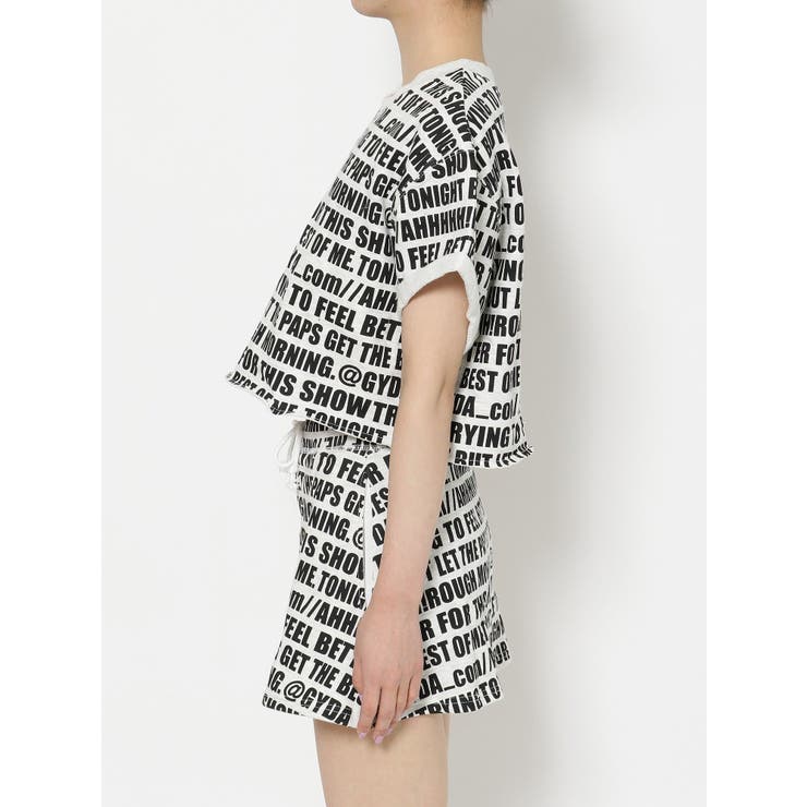 logopatternスウェットTOPS | GYDA | 詳細画像5 