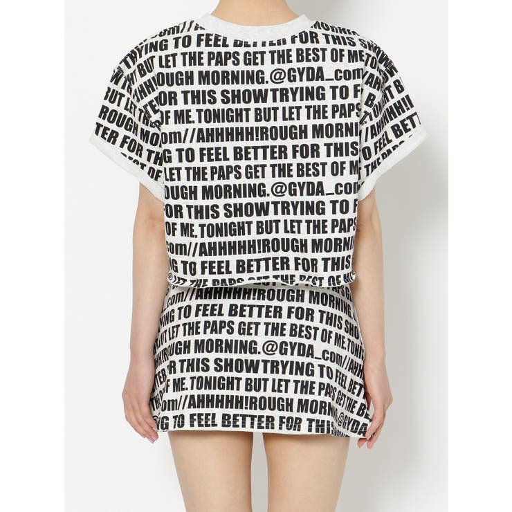 logopatternスウェットTOPS | GYDA | 詳細画像6 