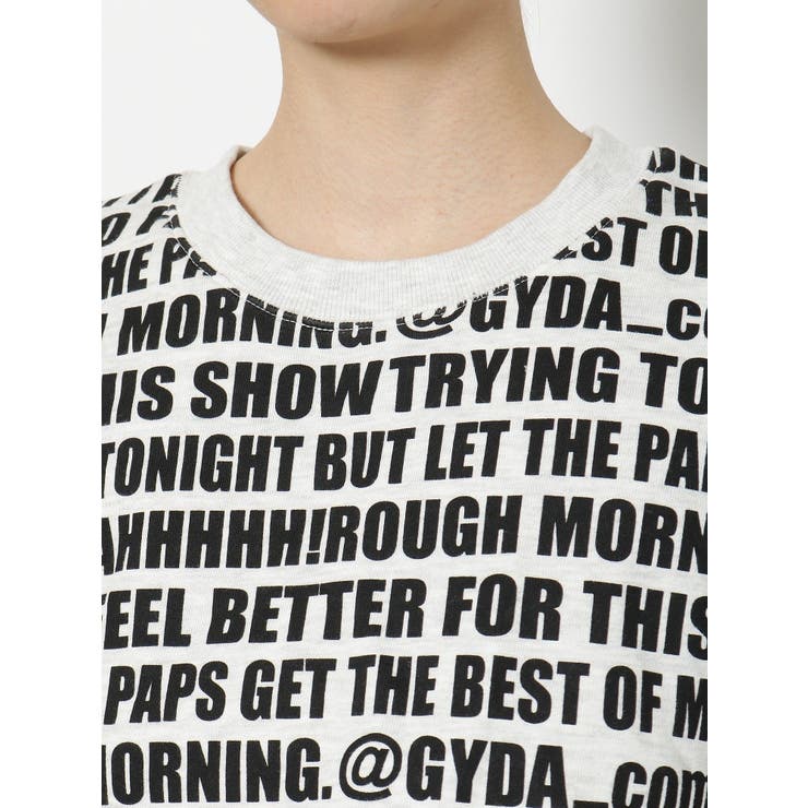 logopatternスウェットTOPS | GYDA | 詳細画像7 