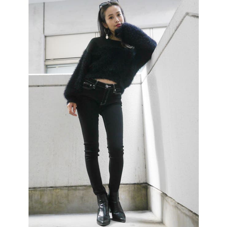 フォロー割　美品⭐︎HELLO LUPO ハロールポ ブラックデニムパンツ 2 2025年最新】HelloLupoの人気アイテム - メルカリ