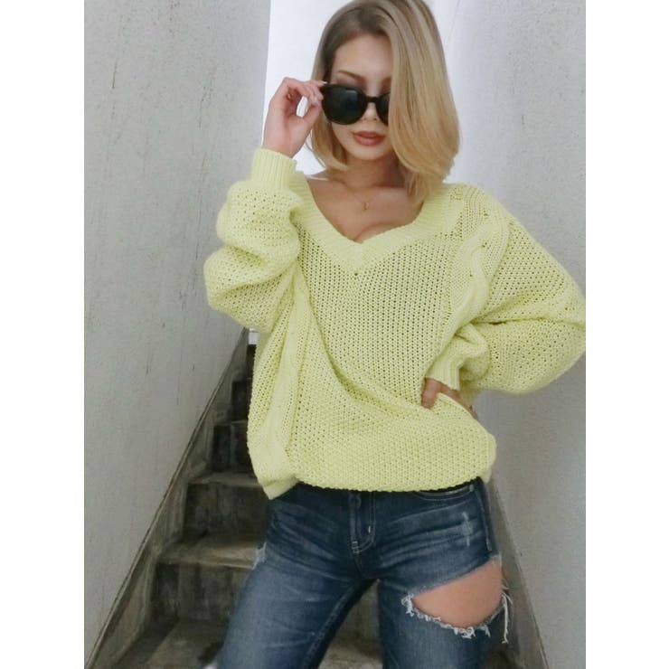 2WAYブリーチニットTOPS | GYDA | 詳細画像5 