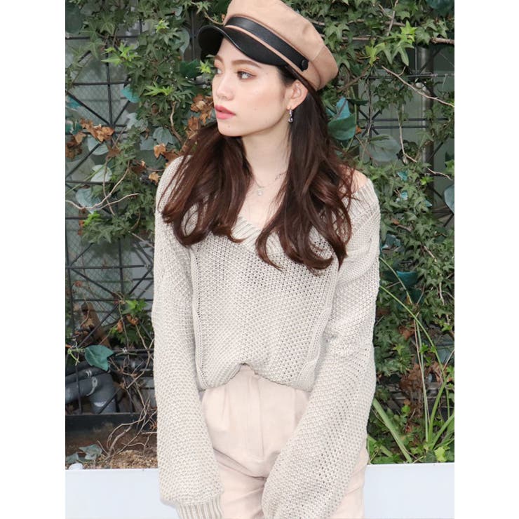2WAYブリーチニットTOPS | GYDA | 詳細画像9 