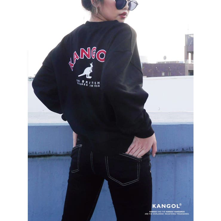 WEB限定】KANGOL×GYDA BIGロゴプルオーバー[品番：MKSW0025157