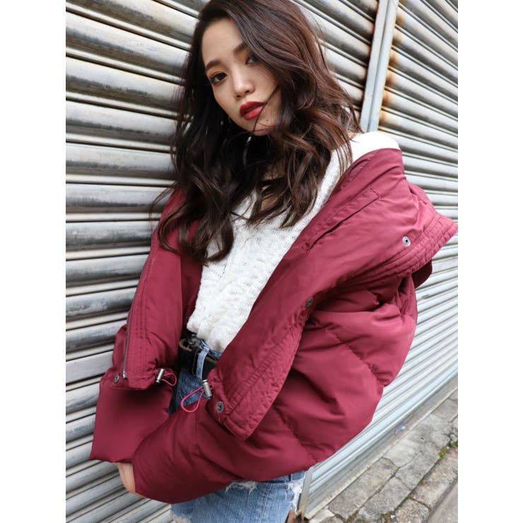 ボルドー | ショートダウンコート | GYDA