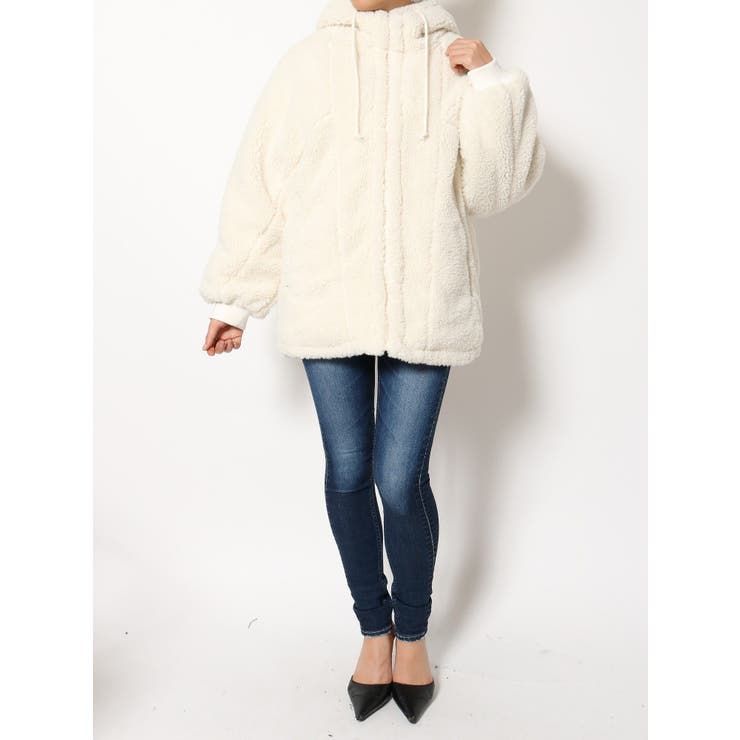 ボアフードコート[品番：MKSW0025754]｜GYDA（ジェイダ）のレディースファッション通販｜SHOPLIST（ショップリスト）