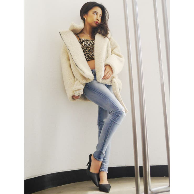 オーバーサイズボアジャケット[品番：MKSW0025757]｜GYDA