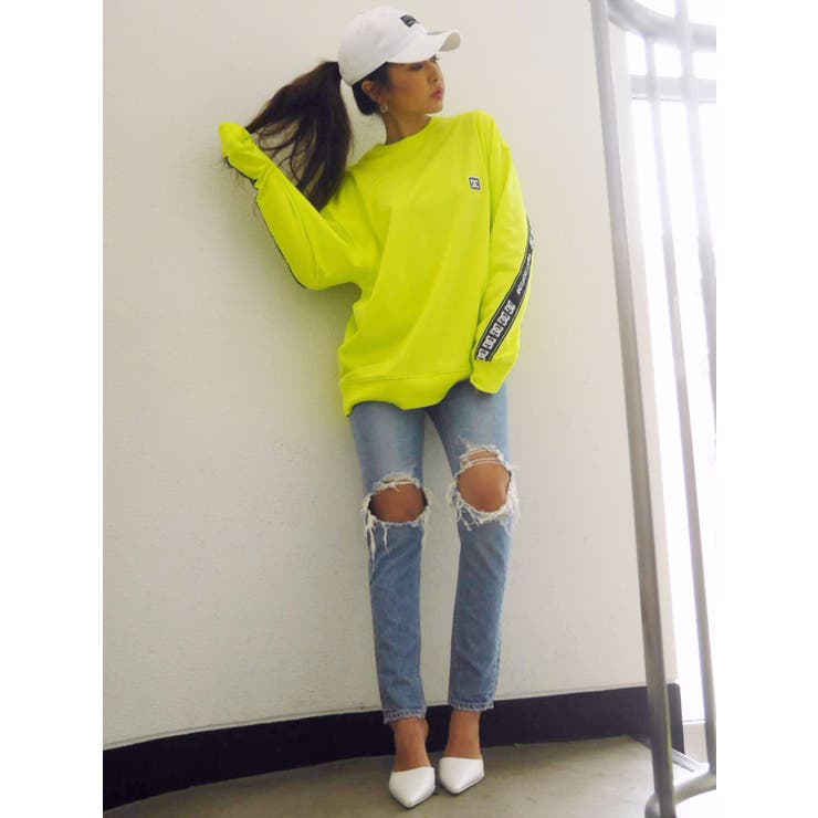 GYDA DC×GYDA original design BACKLINE プルオーバー（ブラック