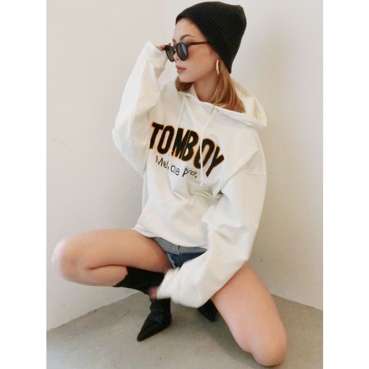 TOMBOY80'パーカー[品番：MKSW0023076]｜GYDA（ジェイダ）のレディース