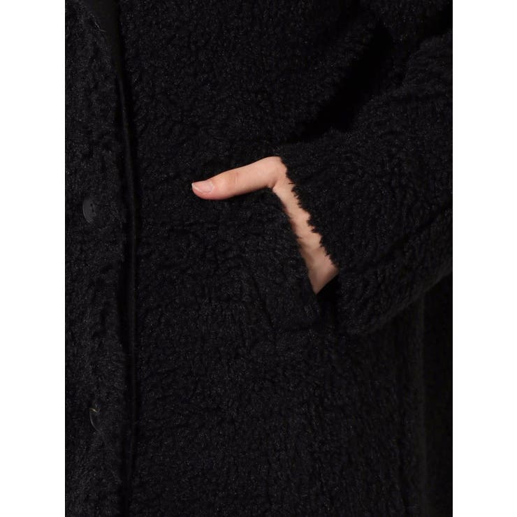 レイヤードボアロングコート | GYDA | 詳細画像9 