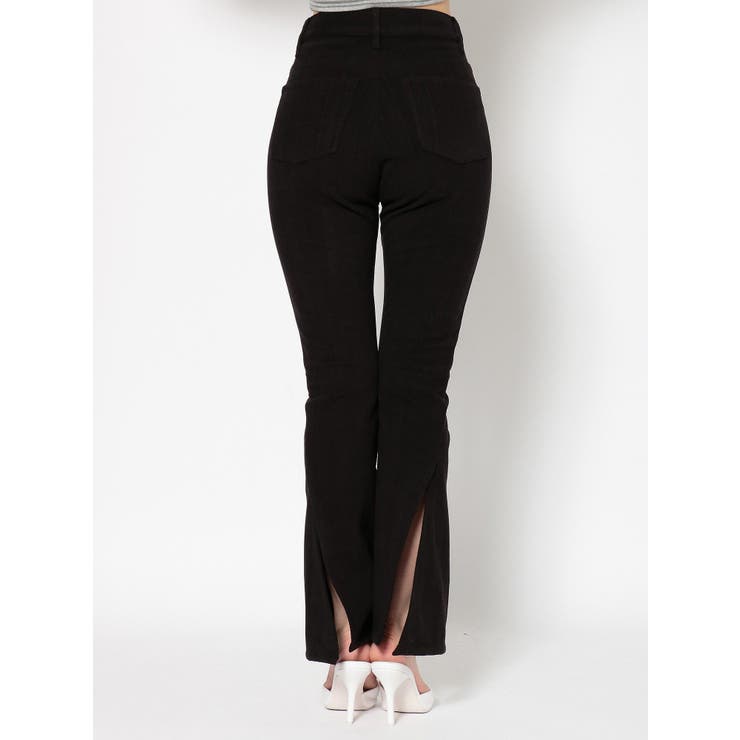 ヘリンボーンスリットフレアパンツ | GYDA | 詳細画像7 