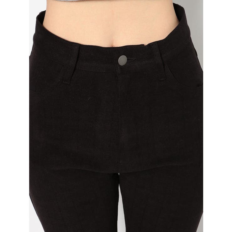 ヘリンボーンスリットフレアパンツ | GYDA | 詳細画像8 