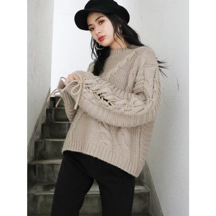 トップス Phipps 19SS SIZE M GYGY patternプチハイニットトップス[品番：MKSW0061683]｜GYDA