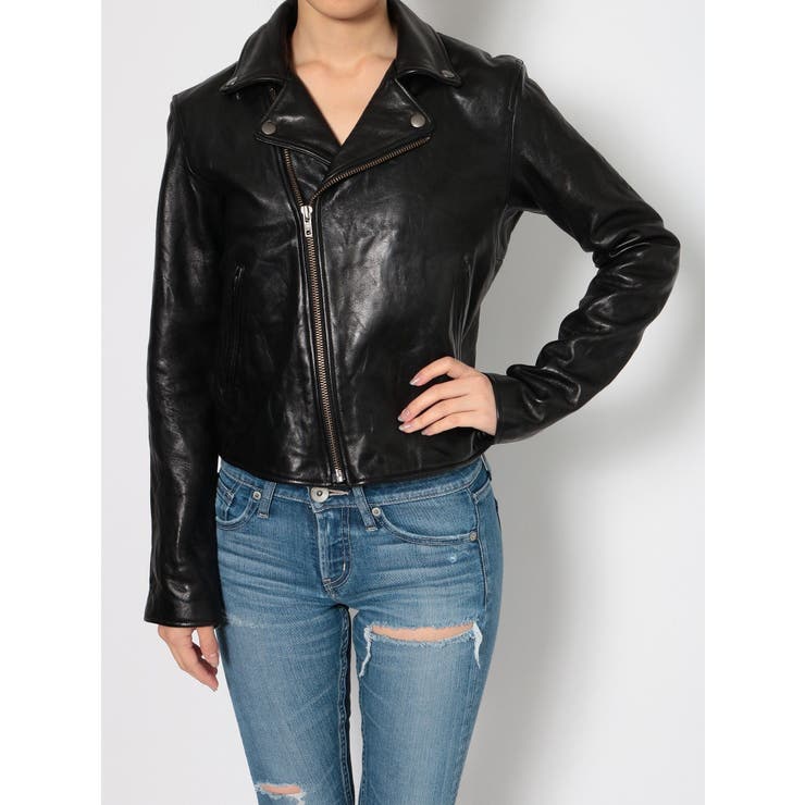 ラムレザーライダースジャケット[品番：MKSW0028643]｜GYDA