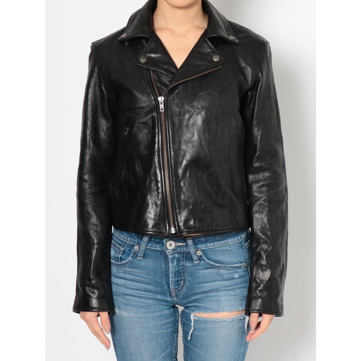 ラムレザーライダースジャケット[品番：MKSW0028643]｜GYDA