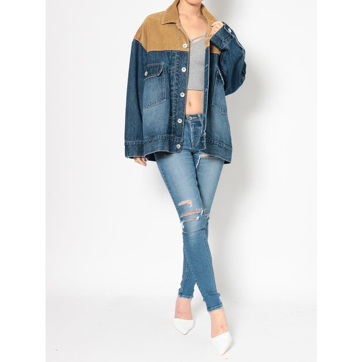 コーデュロイドッキングGジャン[品番：MKSW0028858]｜GYDA（ジェイダ