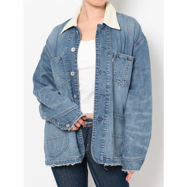 コーデュロイワーカーデニムジャケット | GYDA | 詳細画像10 