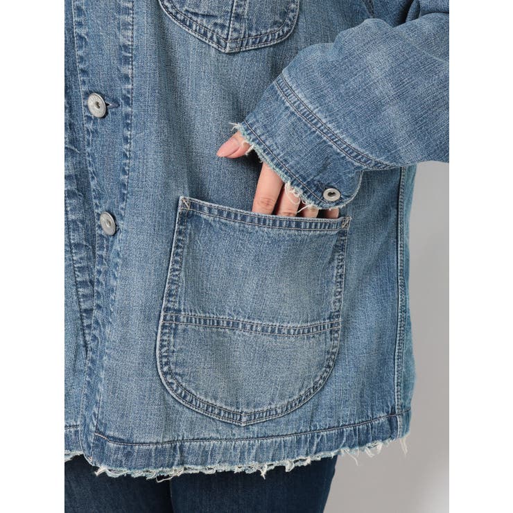 コーデュロイワーカーデニムジャケット | GYDA | 詳細画像16 