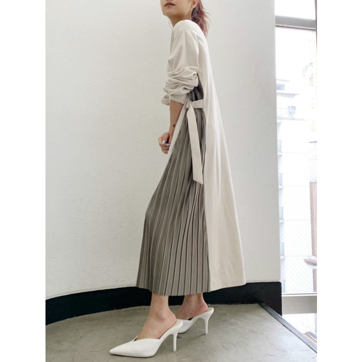 値下げ◆ブリーフィング◆ワンピース◆サイズXS Fubail / パイピングフリルワンピース