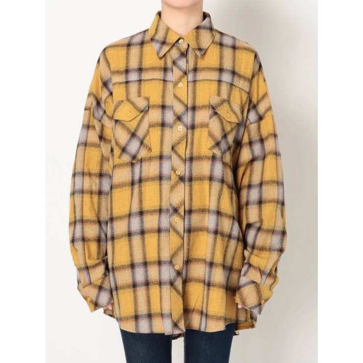 オーバーサイズチェックシャツ[品番：MKSW0028447]｜GYDA