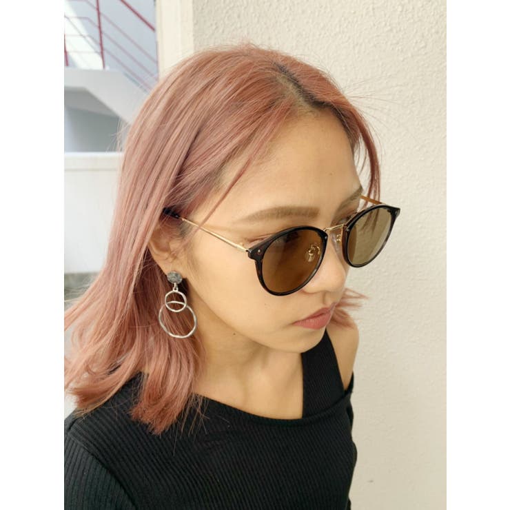 メタルフレームボストンサングラス[品番：MKSW0029478]｜GYDA