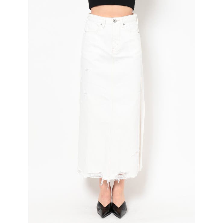 サイドスリットデニムロングスカート | GYDA | 詳細画像12 