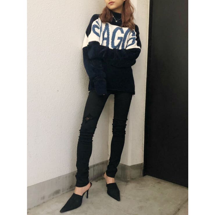 GYDA ジェイダ SWAGGERジャガードニット トップス ジェイダ GYDA SWAGGERジャガードニットトップス （ミックス