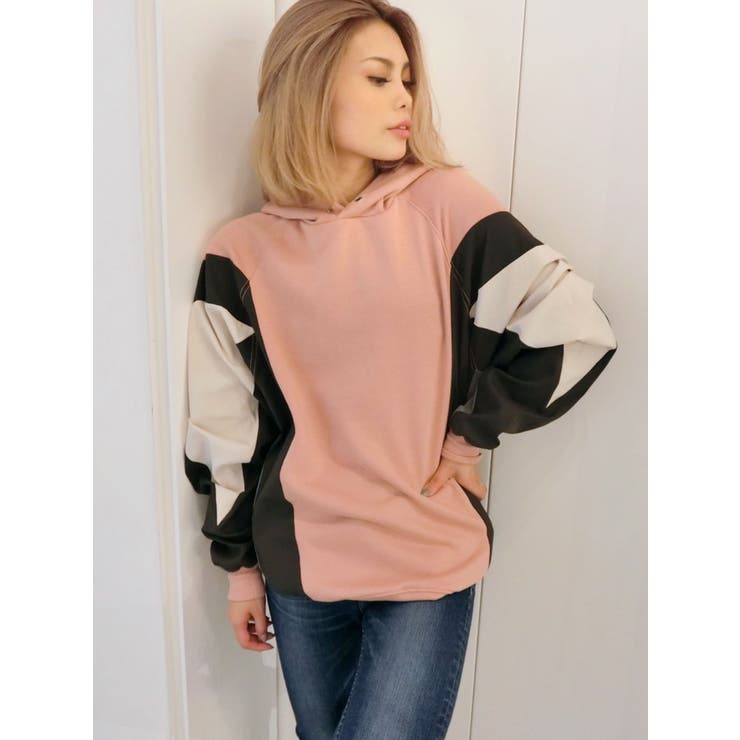 switchingスウェットパーカー | GYDA | 詳細画像4 