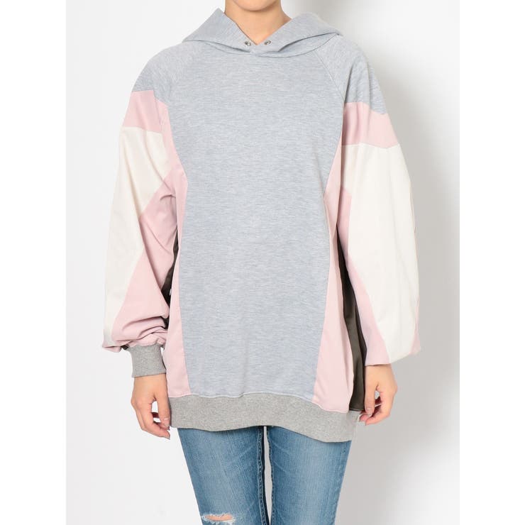 switchingスウェットパーカー | GYDA | 詳細画像6 