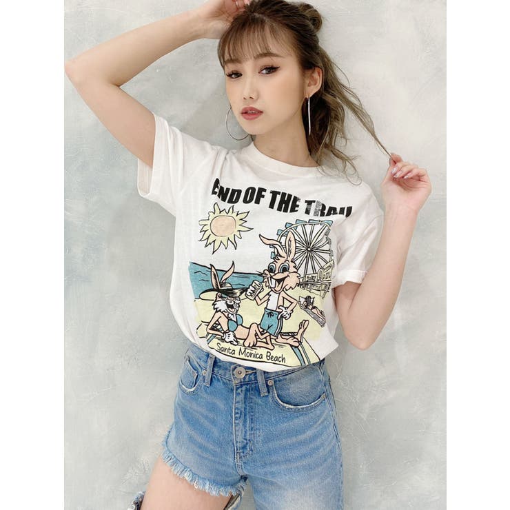 HONNEYBUNNY Beach Tシャツ[品番：MKSW0029133]｜GYDA（ジェイダ 