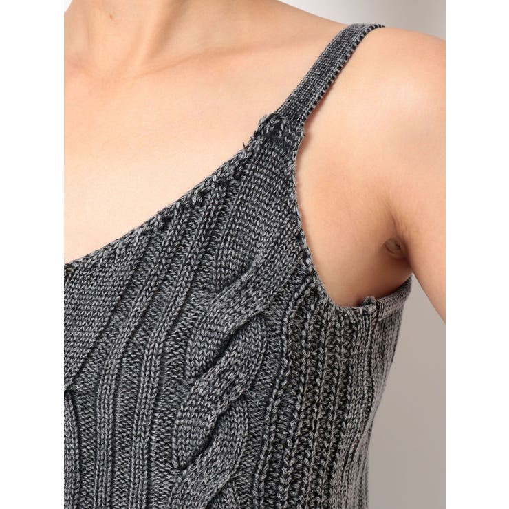 ケーブルブリーチニットキャミ[品番：MKSW0029142]｜GYDA