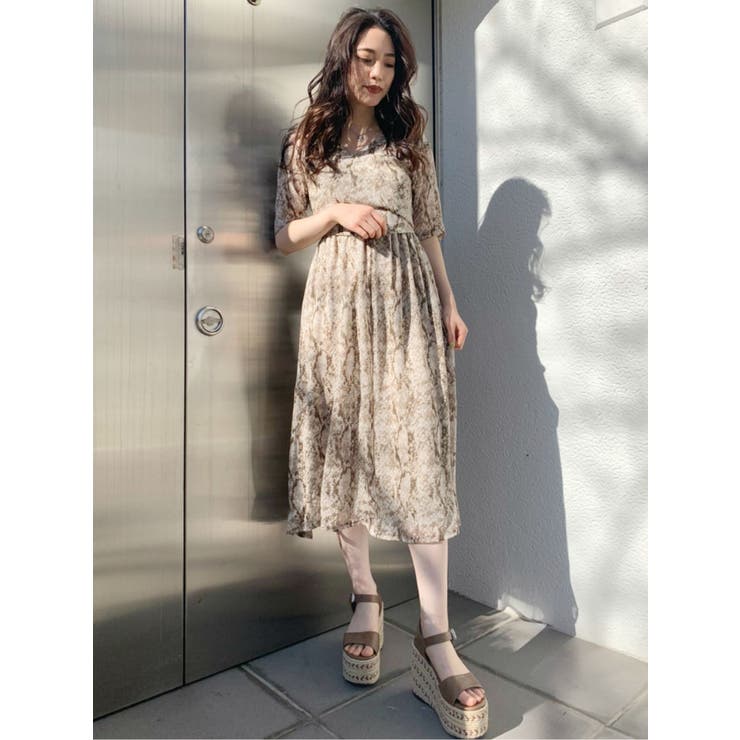 2WAYシフォンワンピース[品番：MKSW0029939]｜GYDA（ジェイダ）の  