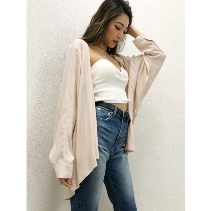 gyda 楊柳モモンガシャツ GYDA（ジェイダ） シャツ ブラウス 楊柳モモンガシャツ : ZOZOTOWN