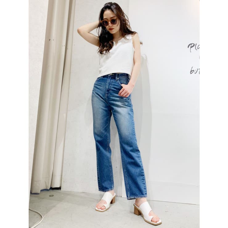 シンプルワイドデニムパンツ[品番：MKSW0030344]｜GYDA