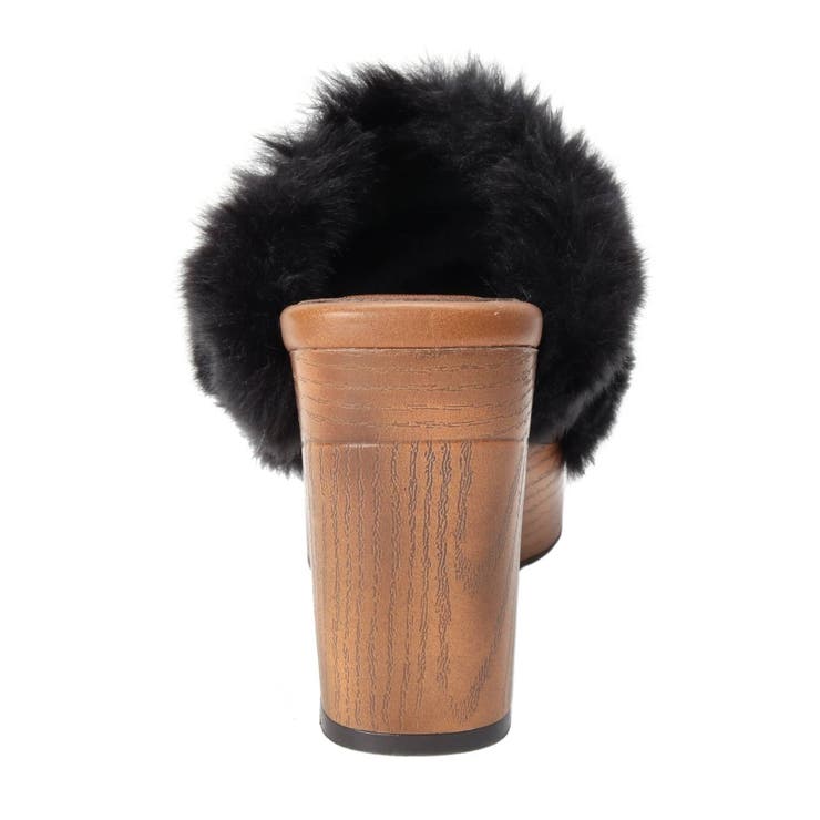 GYDA*即発送*最新ノベルティ*ファーサンダル*BLACK黒*Fサイズ 未使用】GYDA ジェイダ ノベルティ ファーサンダル 23.5cm M - メルカリ