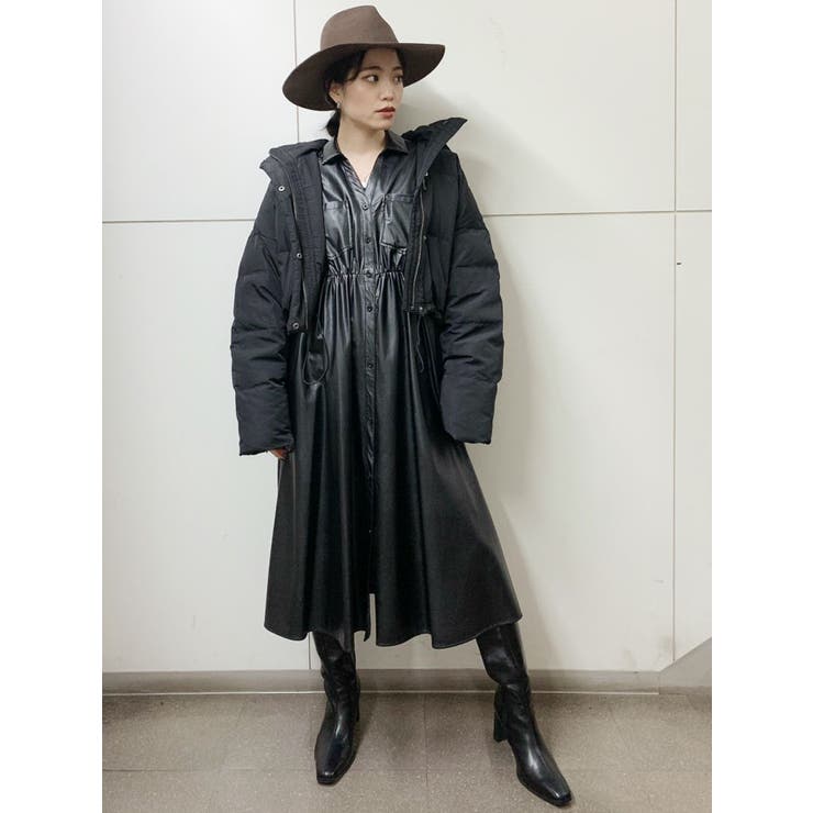 Removable backロング ショートダウンコート[品番：MKSW0031904]｜GYDA