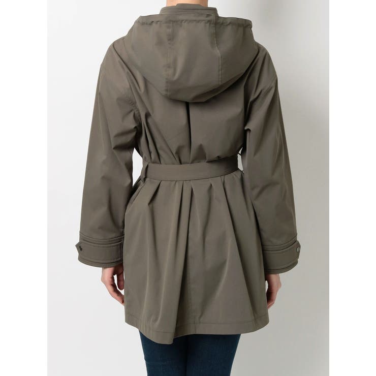 PRADA オリーブ色 ミリタリーロングコート ベルト付き 44 PRADA オリーブ色 ミリタリーロングコート ベルト付き 44 プラダ