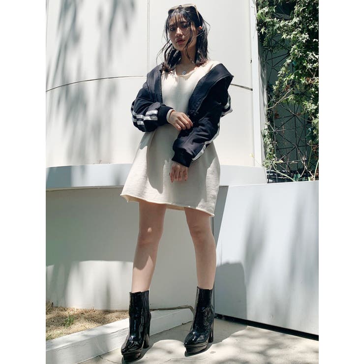 ラインショートブルゾン[品番：MKSW0031918]｜GYDA（ジェイダ