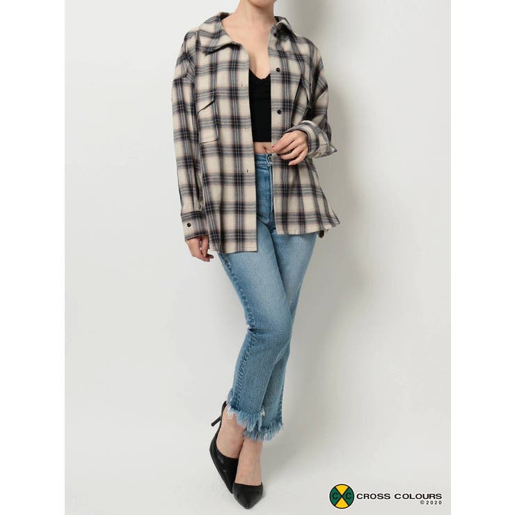 GYDA - GYDA 別注Cross Colours チェックシャツ GYDA別注Cross Coloursチェックシャツ[品番：MKSW0031936]｜GYDA