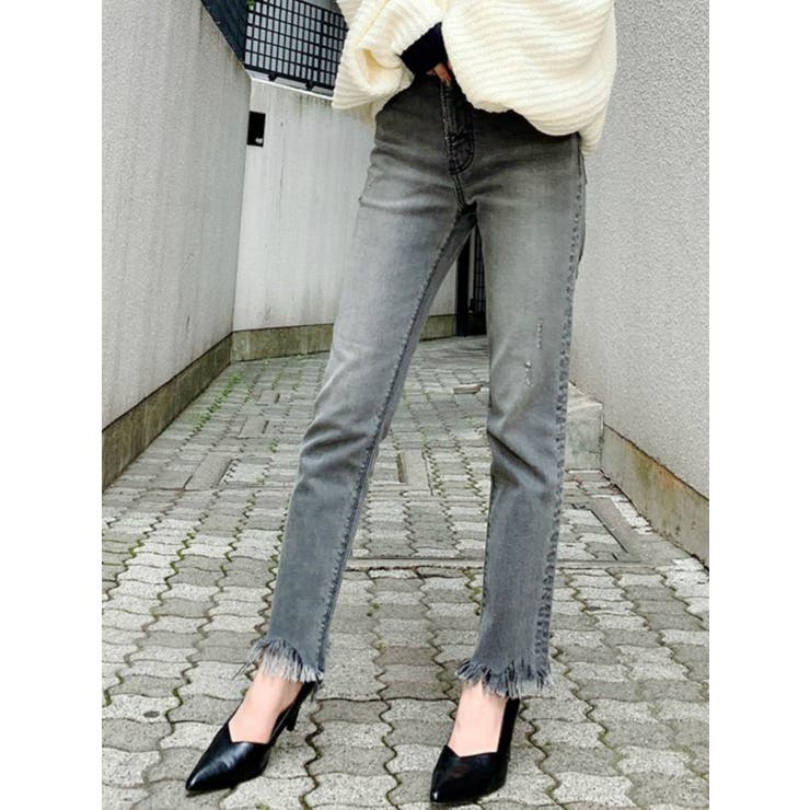 WEB限定】ラギッドエッジストスリデニムパンツ[品番
