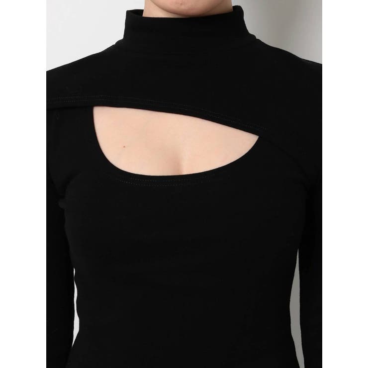 open necklineハイネックTOPS[品番：MKSW0032030]｜GYDA