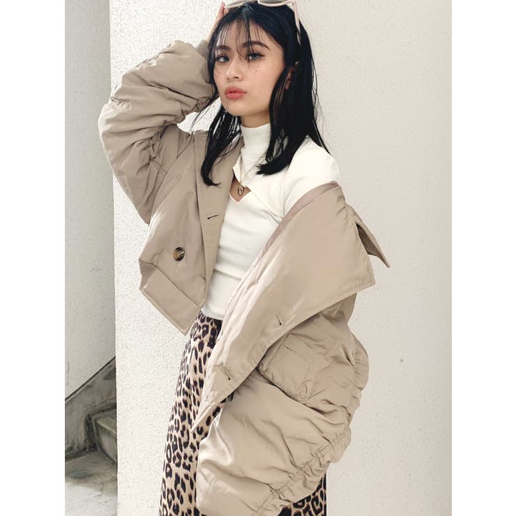 新品タグ付き　THE TOE Hydra Peplum Tops Symmetry GYDA ハーフZIP KT TOPS[品番：MKSW0055002]｜GYDA