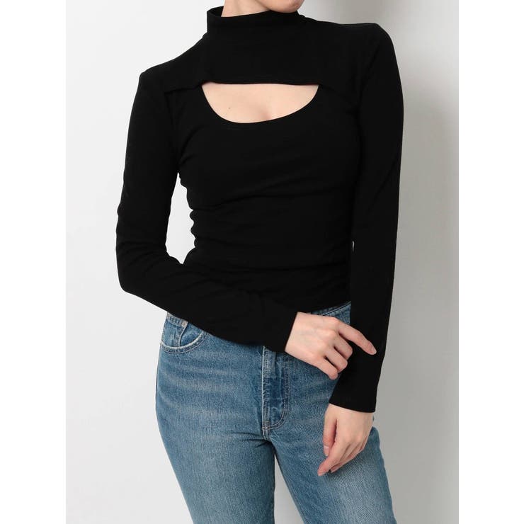 open necklineハイネックTOPS[品番：MKSW0032030]｜GYDA（ジェイダ）の  