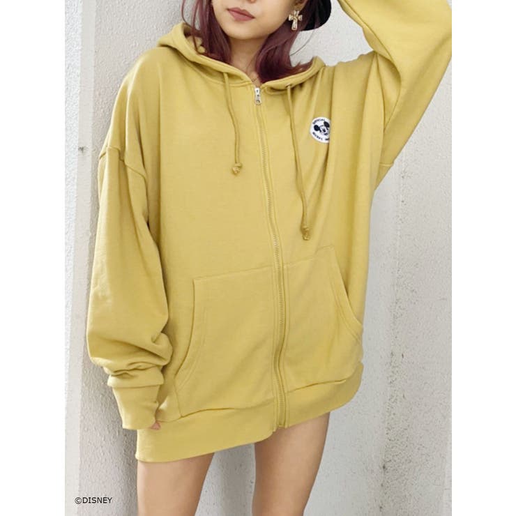 MICKEY MOUSE/backphoto ZIPUP パーカー[品番：MKSW0032038