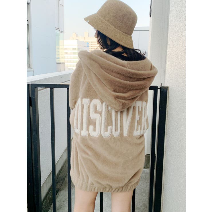 DISCOVERエコファーBIG HOODIE[品番：MKSW0032046]｜GYDA（ジェイダ