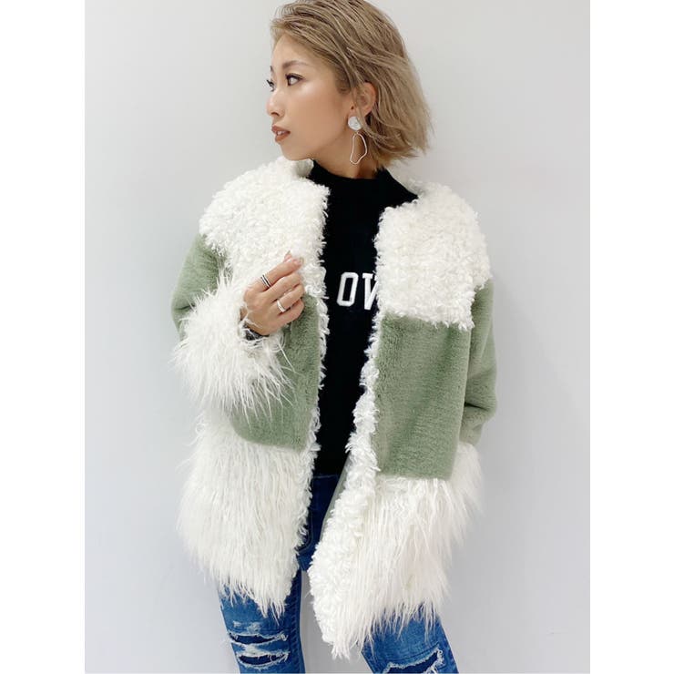 Mixエコファーコート 品番 Mksw Gyda ジェイダ のレディースファッション通販 Shoplist ショップリスト